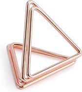 Naamkaarthouders Triangle Rosé Goud 2,3cm 10st