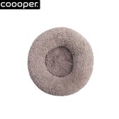 Coooper- Donut Kattenmand- Fluffy Kattenmand - 50 cm - S – Bruin – wasbaar – verschillende maten en kleuren verkrijgbaar – pluche - luxe