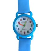 Horloge Jinn aier- blauw-3 cm-kinderen-Charme Bijoux