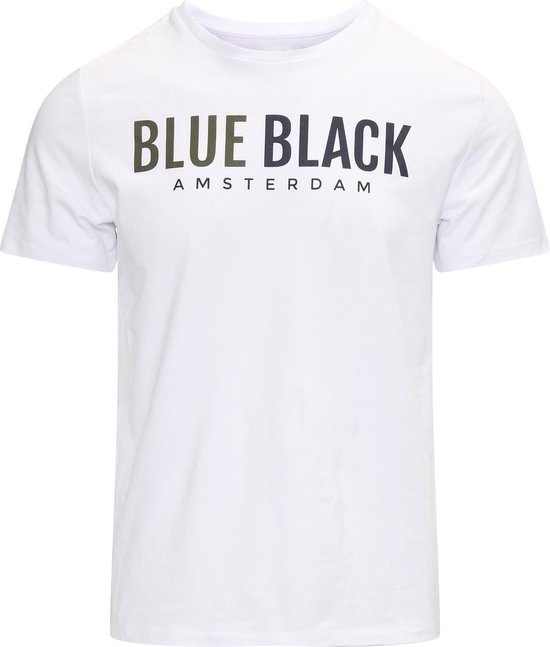 T-shirt Garçons Blue Black Amsterdam Tommy Wit Taille 152