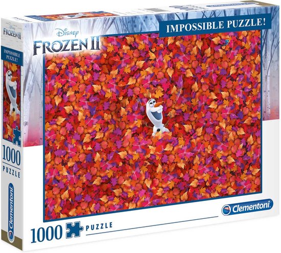 Clementoni Disney Frozen 2 – Impossible Puzzel – Legpuzzel 1000 Stukjes – Volwassenen