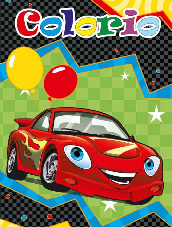 Heer maagd spel Colorio - Kleurboek - Race auto - Auto - Rally | bol.com