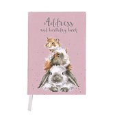 Adresboek - Piggy in the middle - Wrendale Designs