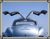 By Kohler Mercedes Benz 300 Sl Gullwing spiegellijst 120x90x4.5cm (109397)