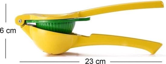Citruspers - Limoenpers - Sinaasappel juicer - Handmatige Fruitpers - Metaal — afbeelding 2