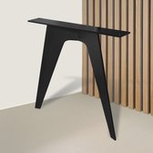 Stalen design tafelpoot - zwart | tafelpoten | onderstel