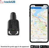 TrackA2B GPS Tracker - GPS Auto - Plug & Play 12V - Professionele Ritregistratie (privé / zakelijk) - Alarmfunctie - SOS Knop - USB-oplader - Auto Volgsysteem