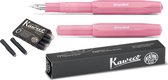 Kaweco Vulpen Sport Frosted BLUSH PINK (MEDIUM) met extra doosje vullingen