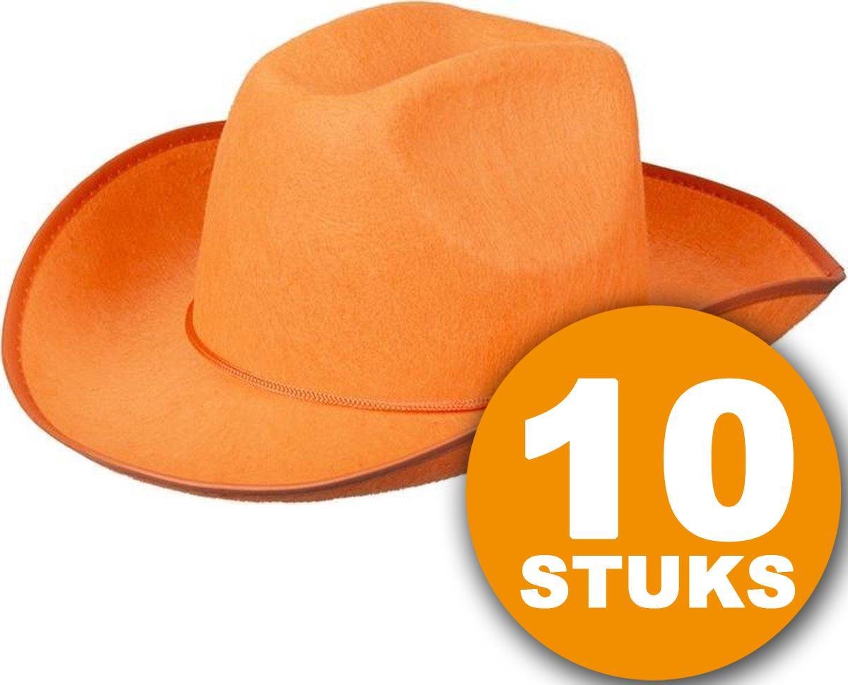 Chapeau de fête Oranje | Chapeau de cowboy Oranje 10 pièces | Vêtements de  fête... | bol.com