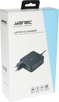 Yanec USB-C Oplader 65 watt Zwart - Geschikt voor Macbooks, laptops en telefoons