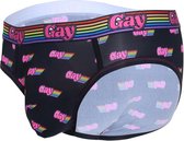 Andrew Christian - Gay Pride Brief - Maat S - Heren Slip - Mannen ondergoed