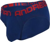 Andrew Christian - Almost Naked Bamboo Brief - Maat S - Navy Blauw - Heren Slip - Mannen ondergoed