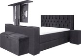 Capiton Pocket TV Lift DeLuxe 1000 Van 140x200 Monolith Antracite