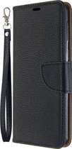 Samsung Galaxy A21 Hoesje - Mobigear - Excellent Serie - Kunstlederen Bookcase - Zwart - Hoesje Geschikt Voor Samsung Galaxy A21