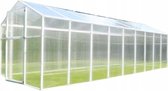 Broeikas Tuinkas - Serre / Tunnelserre Plastiek / Polycarbonaat – 210x606 cm, 12,7m2