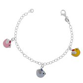 Bracelet Orphelia - 18cm Muskes Argent Sterling 925 Sat-1809