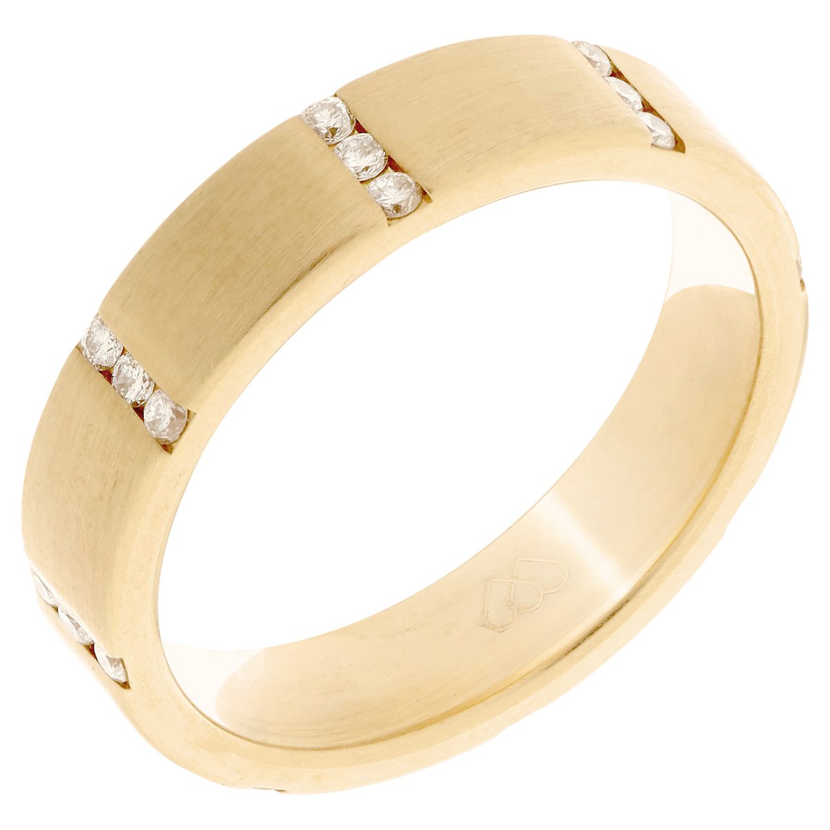 Orphelia RD-B3308/45/DJ/54 - Ring - geelgoudkleurige 18 Karaat - Diamant 0.29 ct