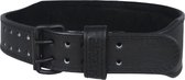 Barbelts weightlifting belt - gewichthefriem van leer met padding - XXL