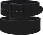 Barbelts powerlift riem 10mm - weightlifting belt - zwart – L