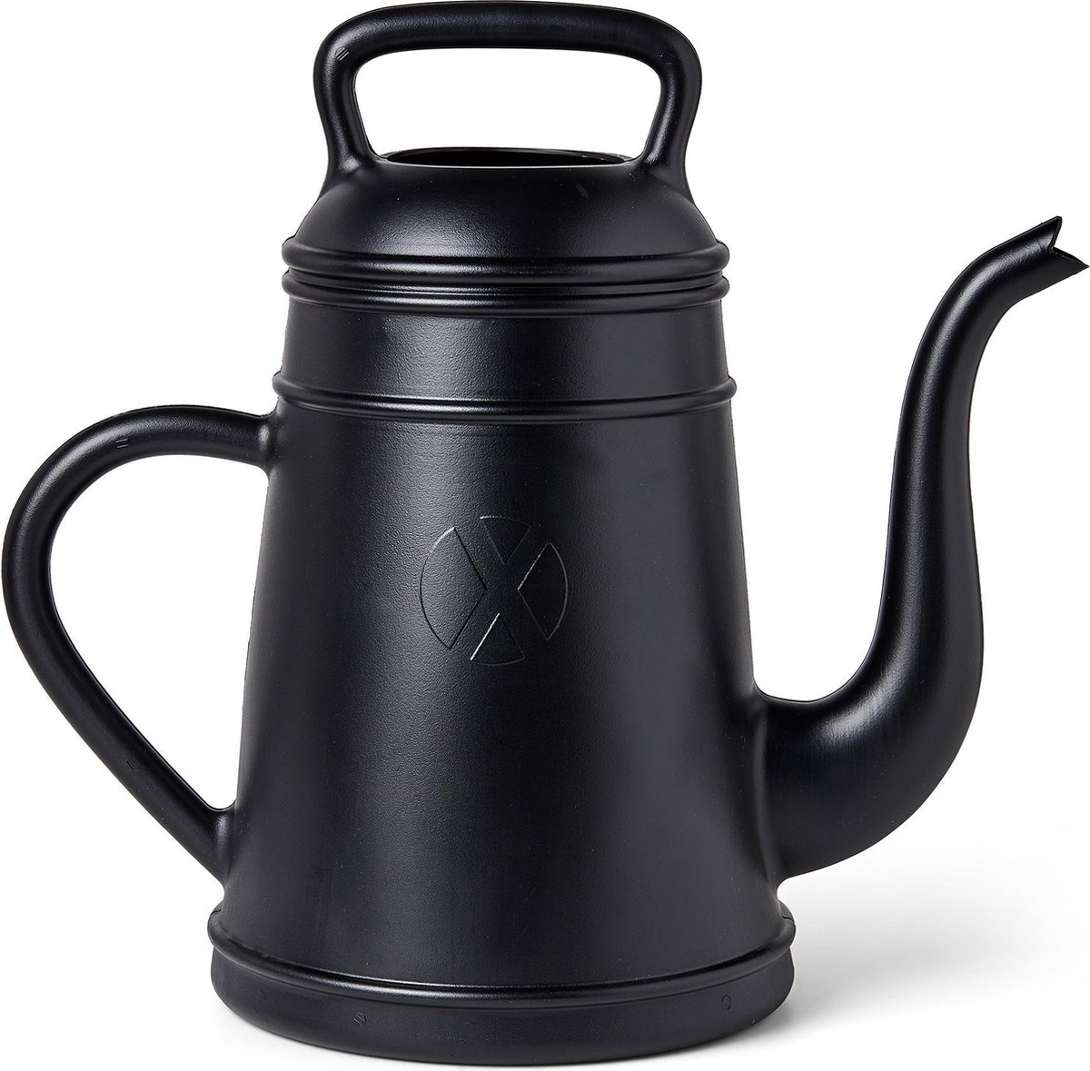 Xala - Gieter Lungo 12L - 46x26x43 - Zwart - Voor binnen & buiten - Breukbestendig - Lichtgewicht