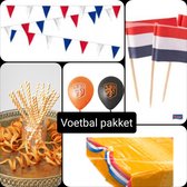 WK Feestpakket Oranje , Voetbal, Verjaardag. Hup Holland Hup, Vlaggetjes Oranje, Vlaggetjes Vlaggetjes Oranje, Vlaggetjes Wit