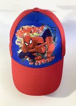 Marvel Spiderman cap - rood/blauw - 54 cm (±5-8 jaar)