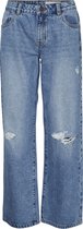 Noisy may NMAMANDA NW DEST JEANS VI141LB Dames Wide Leg fit Jeans - Maat W31 x L34