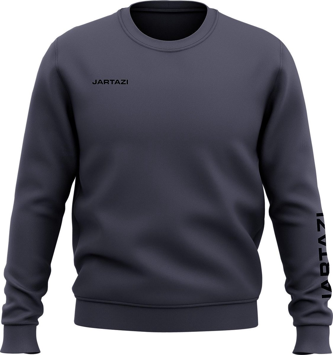 Jartazi Sweater Premium Crewneck Katoen/polyester Blauwgrijs Mt Xl