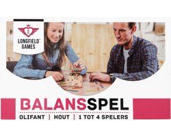 Balansspel Olifant – 1 tot 4 Spelers – Oog-Handcoördinatie – Educatief Behendigheidsspel voor Kinderen – Engelhart