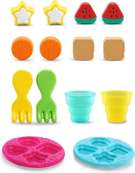VTech Vormenpret Picknickset - Cadeau Kinderen - Educatief Baby Speelgoed - Vormen, Kleuren, Etenswaren & Reacties - Cadeau - 1 tot 4 Jaar