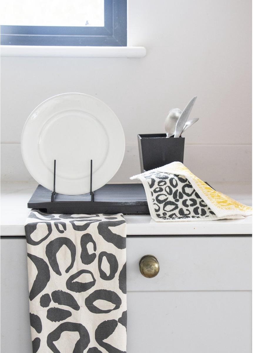 Love Liga Ecologische theedoek Leopard 50x70cm