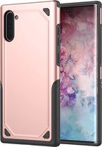 Samsung Galaxy Note 10 Hoesje - Mobigear - Armor Serie - Hardcase Backcover - Roségoud - Hoesje Geschikt Voor Samsung Galaxy Note 10