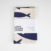 Love Liga Ecologische Theedoek Vis 70x50cm