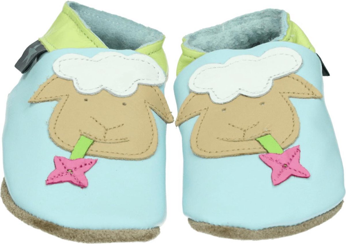 Starchild SHEEP BABY BLUE - MeisjesPantoffelsKinderpantoffels - Kleur: Blauw - Maat: 20.5