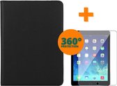 iPad Mini 5 Front & Back Protection | 1x iPad Mini 5 Screenprotector | 1x iPad Mini 5 Zwarte Book case