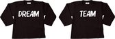 Shirt tweeling set-lange mouwen-Dream Team-Maat 98