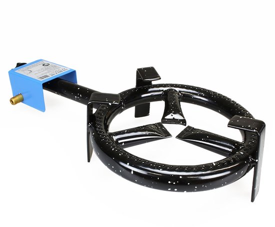 Eurocatch Gasbrander Maxi 5500W - Wokbrander - Camping gasbrander - Incl. Draagkoffer - Blauw van Eurocatch — afbeelding 4
