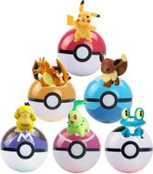 Pokemon Plus Set - 6 Pokemon ballen met Pokemon speelgoed