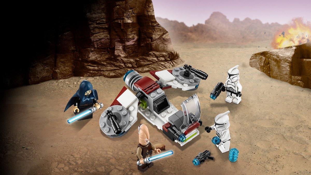 LEGO Star Wars Jedi en Clone Troopers Battle Pack - 75206 — afbeelding 4