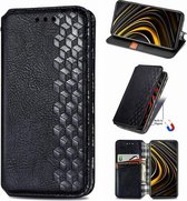 Luxe PU Lederen Wallet Case Geschikt Geschikt Voor Samsung Galaxy A22 5G (6.6 Inch) - Portemonnee Book Case Flip Cover Hoesje Met Multi Stand - Kaarthouder Card Case Beschermhoes S