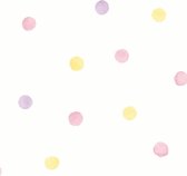 Dutch Wallcoverings - Over The Rainbow- Dots Pink/Yellow