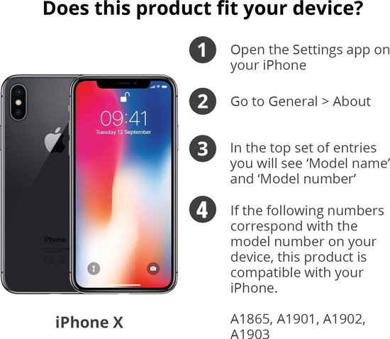 Apple MQT12ZM/A coque de protection pour téléphones portables 14,7 cm (5.8") Noir