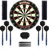 Afbeelding van het spelletje Dragon Darts Impact set – dartbord – 2 sets - dartpijlen – dart shafts – dart flights – Winmau PRO SFB dartbord – Winmau dartbord