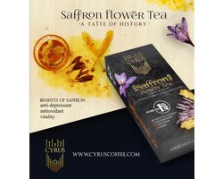 Saffraan Thee; Saffron Flower Tea Gift Box