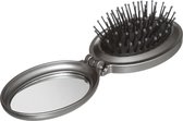 Make-up Spiegel - Borstel - Inklapbaar - Grijs