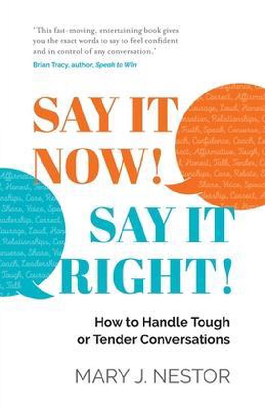 SAY IT NOW! SAY IT RIGHT! - cover