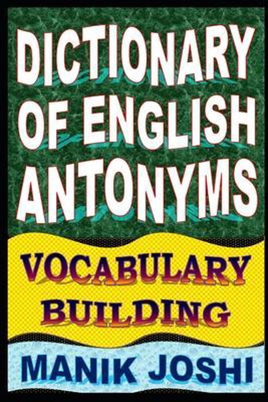Dictionary of English Antonyms - cover