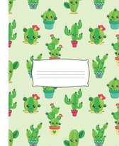 Composition Book: Winking and Smiling Cactus Makes a Fun Composition Notebook for All Your Back to School Notetaking