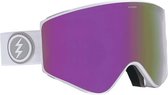 Electric skibril EGX Wit - met Brose Pink Chrome lens