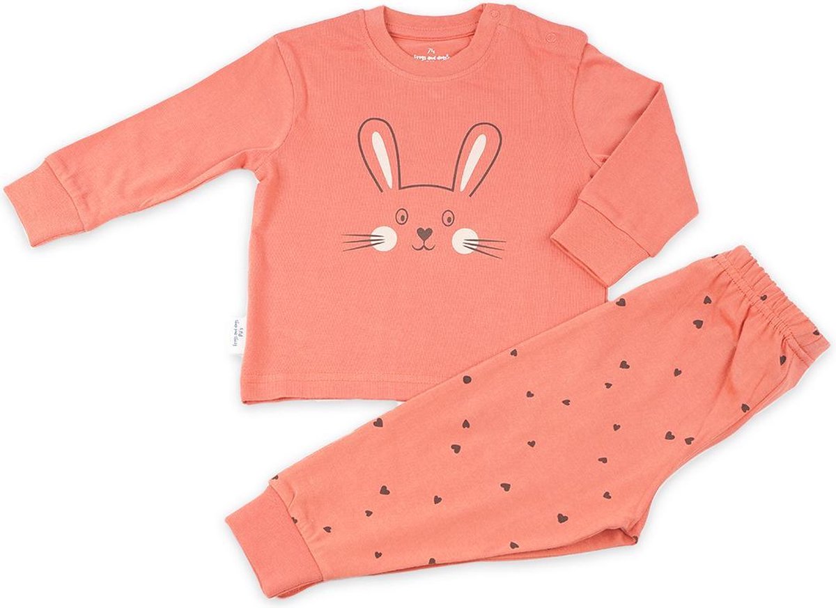 Frogs and Dogs - Pyjama Bunny Perzik - Perzik - Maat 62 - Meisjes